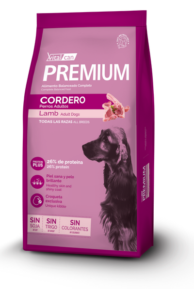 Vitalcan Premium Perros Adultos de Cordero
